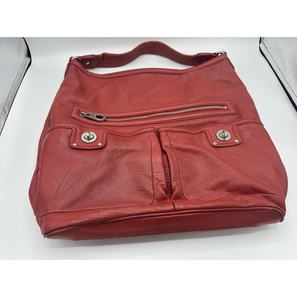 MARC JACOBS COLLECTION PINK LEATHER BLAKE LARGE FULL ZIP SHOULDER HOBO HAND BAG - Picture 14 of 15